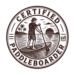 paddle boarder stamp mphg